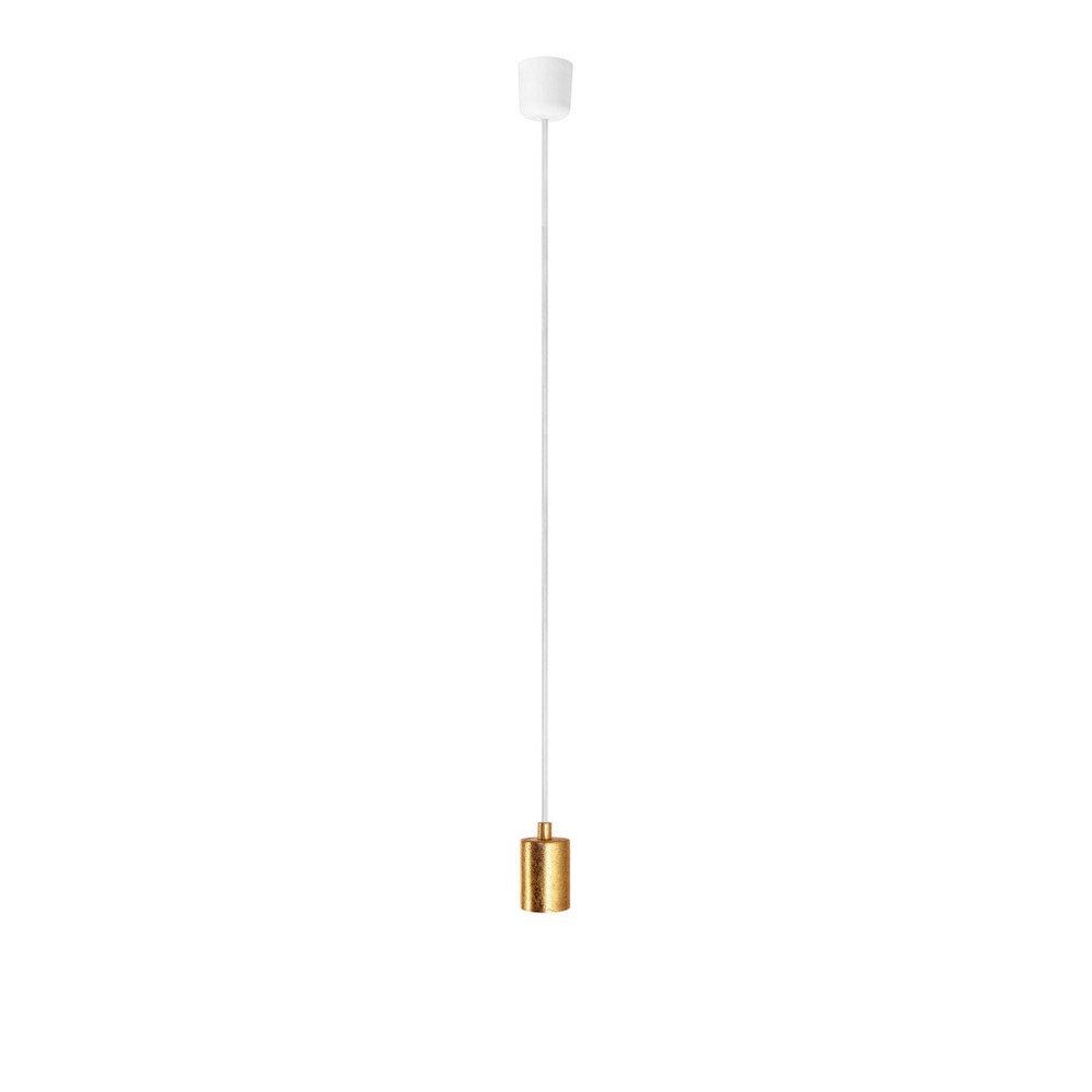 Bílý závěsný kabel s objímkou ve zlaté barvě Bulb Attack Cero v:885956