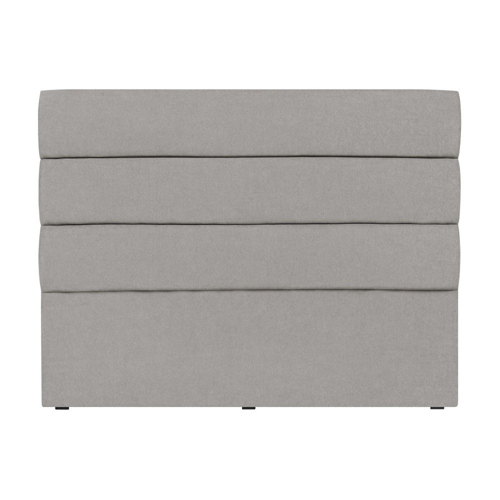 Světle šedé čelo postele Mazzini Sofas Pesaro, 180 x 120 cm v:962018