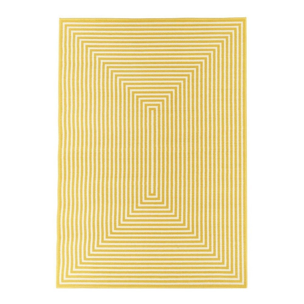 Žlutý venkovní koberec Floorita Braid, 200 x 285 cm v:703302