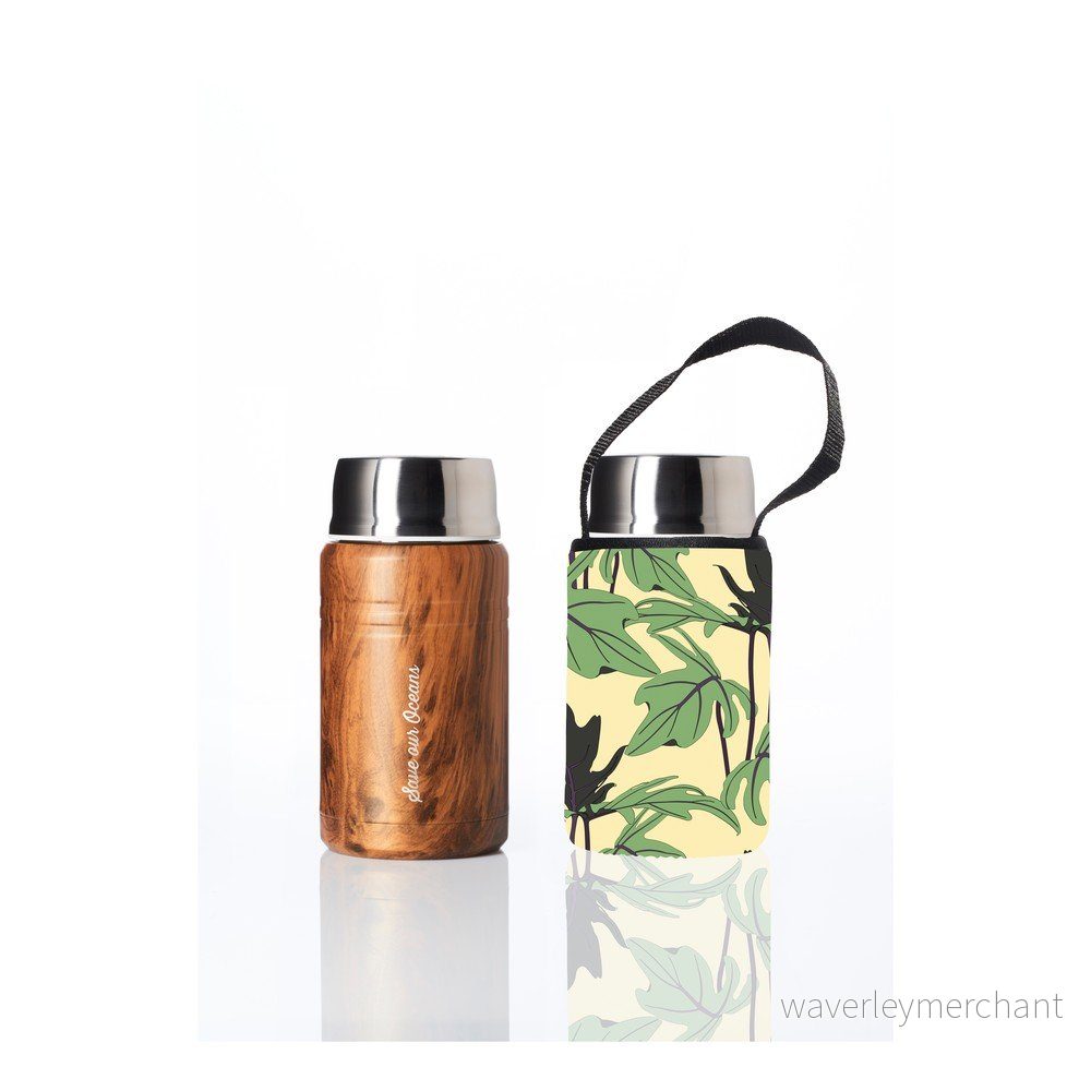 Cestovní termoska na jídlo s neoprénovým obalem BBBYO Globe Lights, 750 ml v:1351369