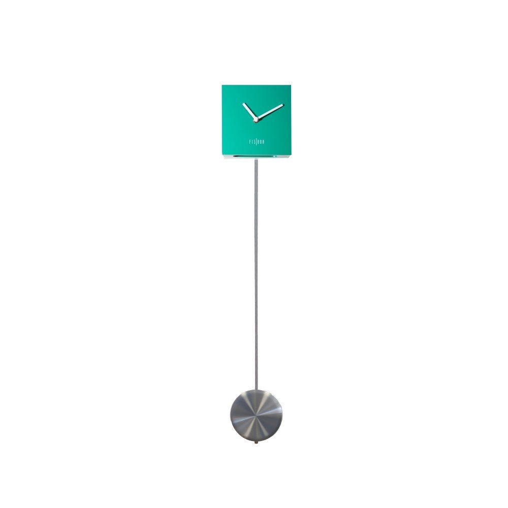 Tyrkysové nástěnné hodiny Fisura Pendulum v:832620