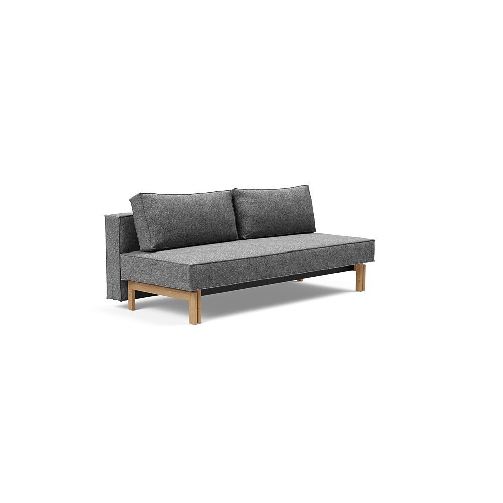 Šedá rozkládací pohovka 200 cm Sly wood – Innovation v:1538916