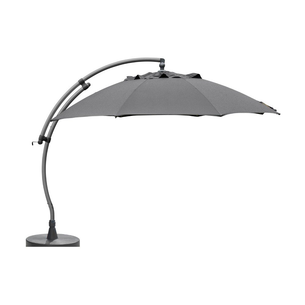 Šedý závěsný slunečník Brafab Easy Sun, ∅ 375 cm v:1082278