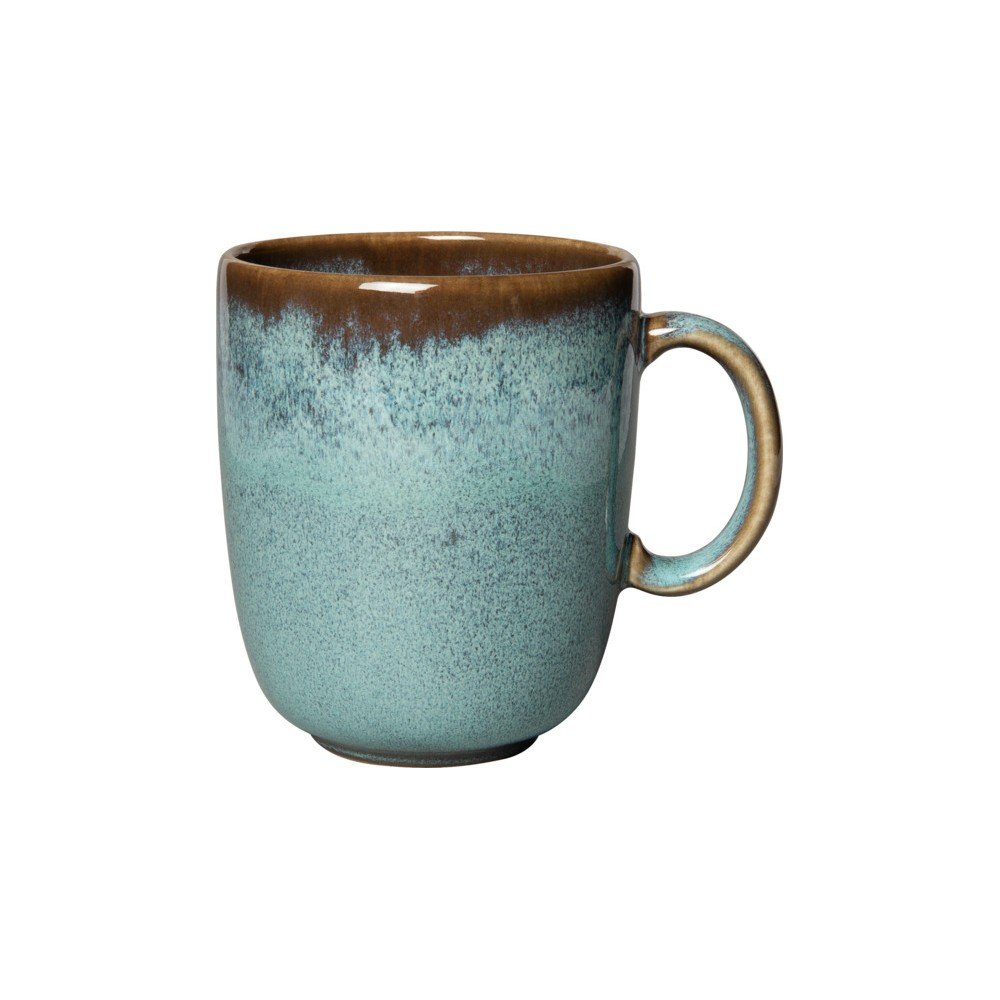 Tyrkysovo-hnědý kameninový hrnek Villeroy & Boch Like Lave, 400 ml v:1431351