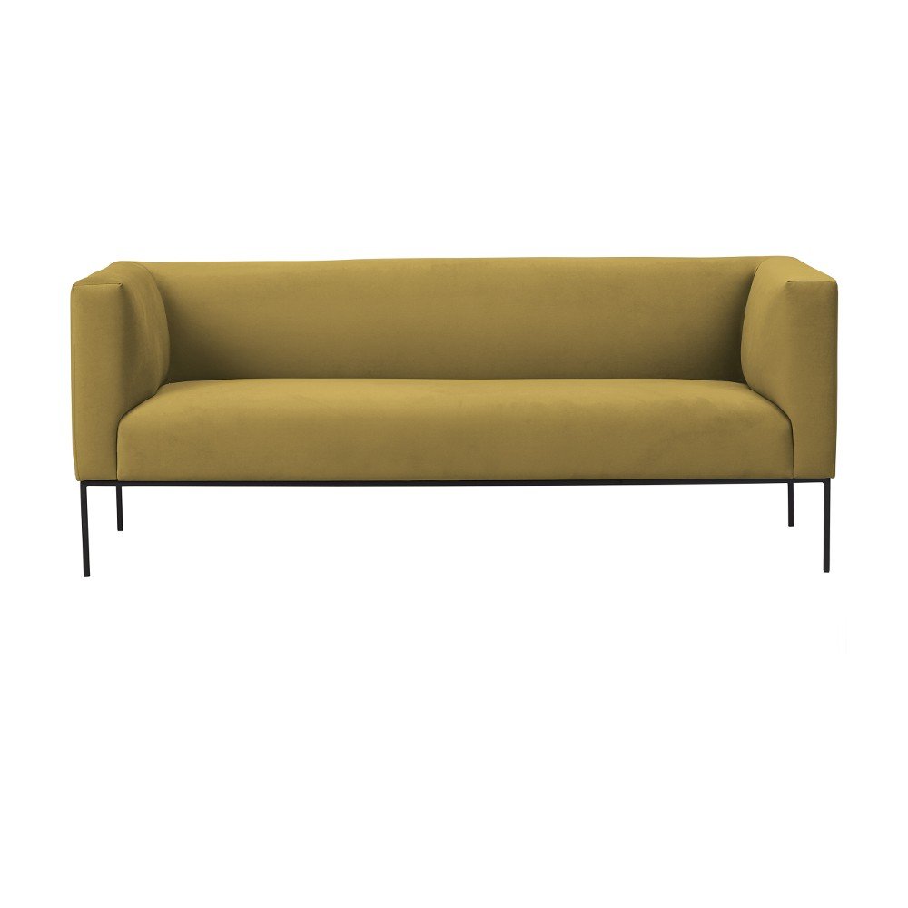 Žlutá trojmístná pohovka Windsor & Co Sofas Neptune v:1070012