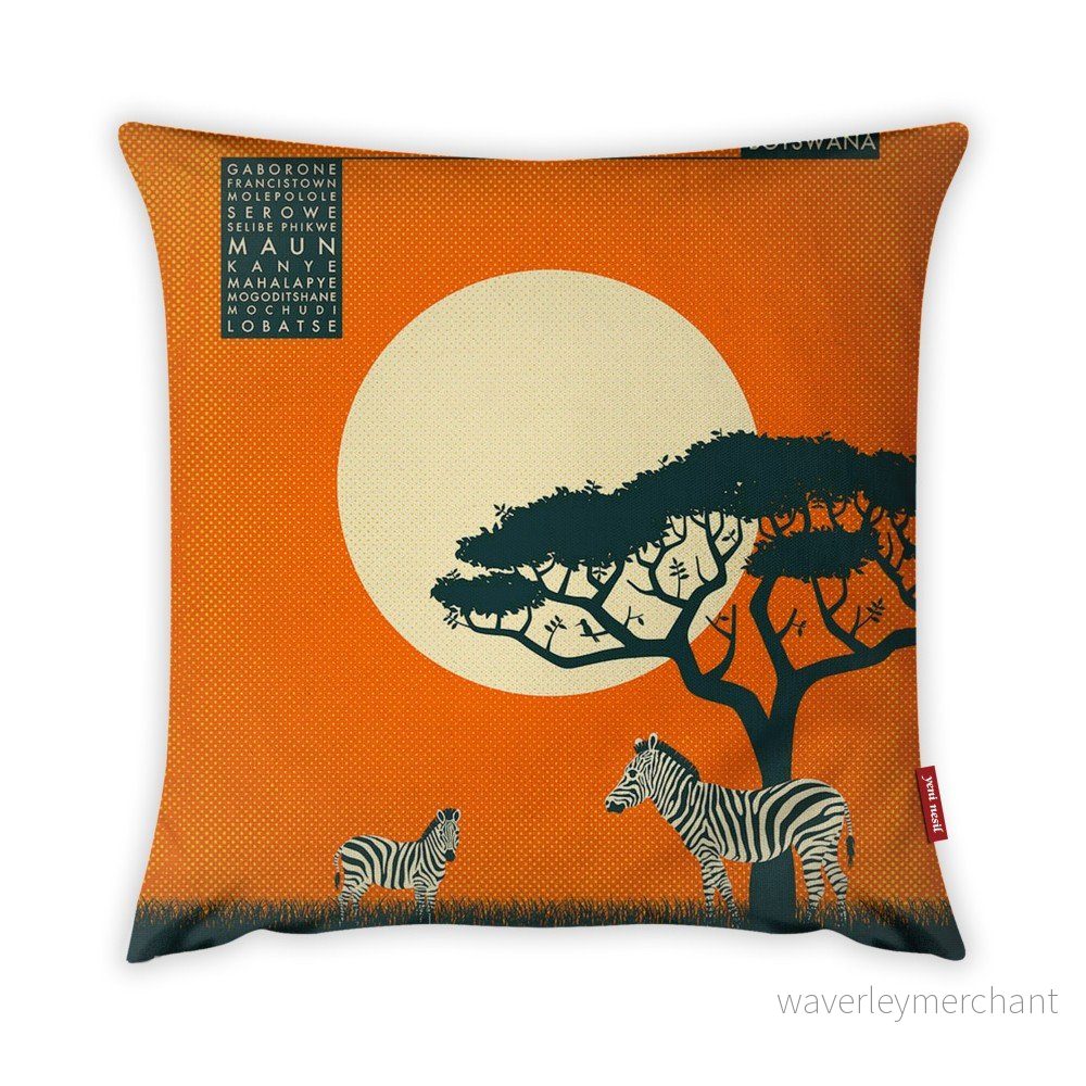 Povlak na polštář Vitaus Retreno Orange, 43 x 43 cm v:1117032