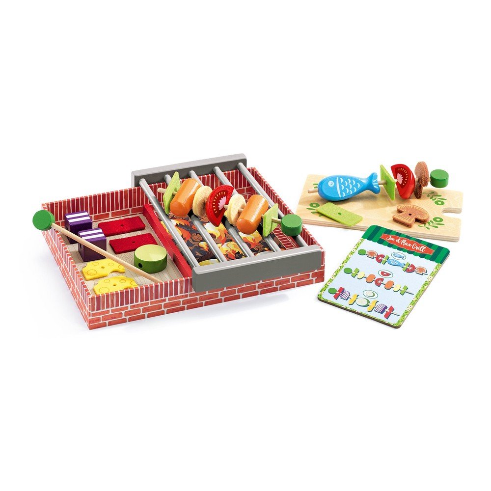 Dětský dřevěný set na grilování Djeco Joe a Max v:1358509