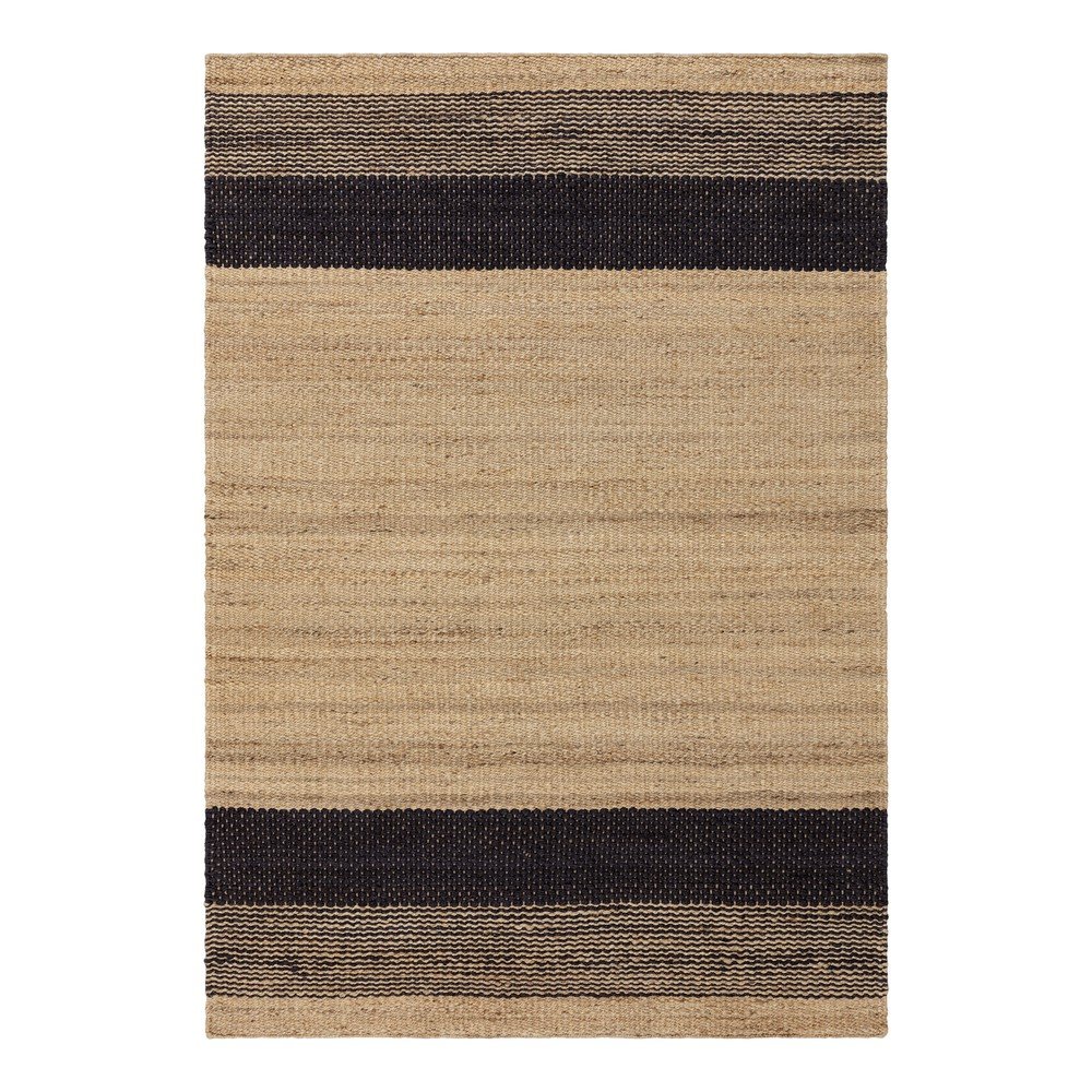 Černo-béžový oboustranný ručně tkaný jutový koberec 160x230 cm Cedar – Asiatic Carpets v:1697098