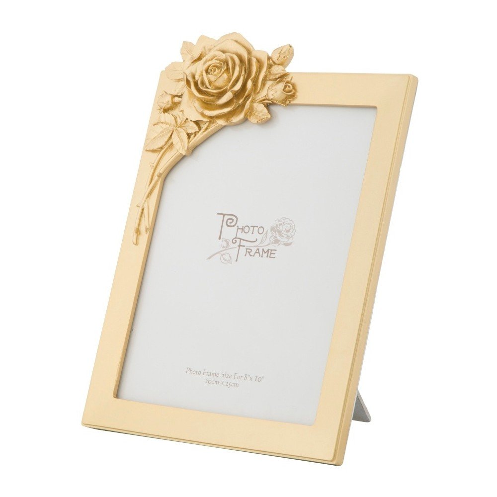 Žlutý fotorámeček v pryskyřicovém rámu Mauro Ferretti Glam Rose, 20 x 25 cm v:1227284