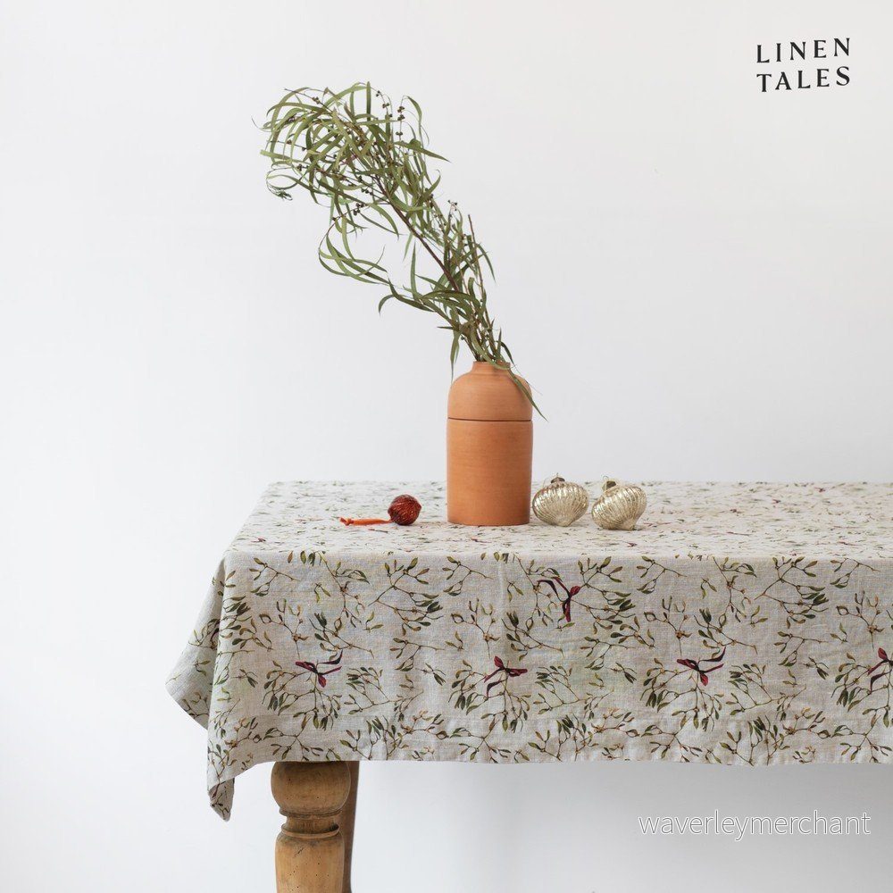 Lněný ubrus s vánočním motivem 140x300 cm – Linen Tales v:1567840
