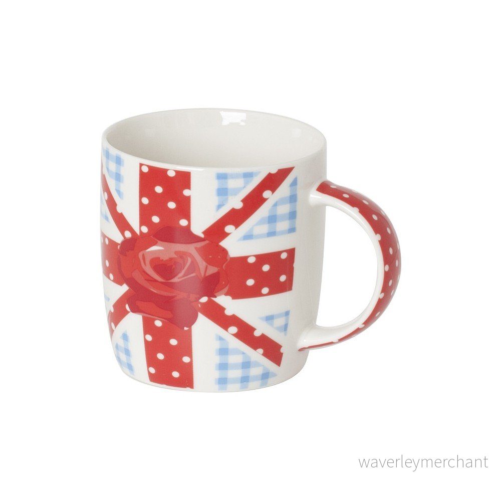Hrnek z kostního porcelánu Sabichi British Rose, 350 ml v:689836