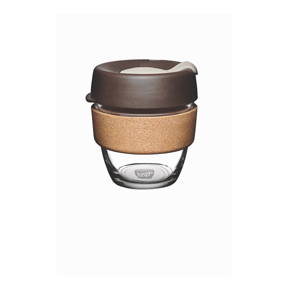 Cestovní hrnek s víčkem KeepCup Brew Cork Edition Almond, 227 ml v:1158378