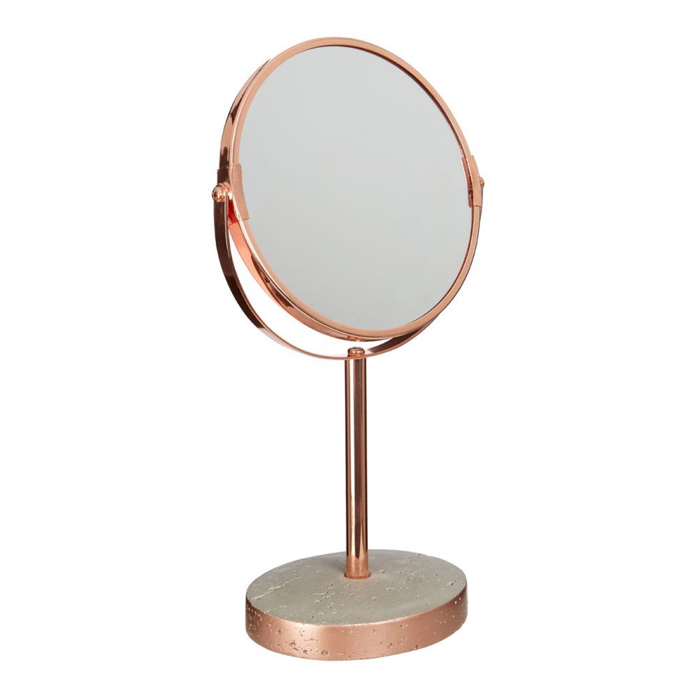 Stolní zrcadlo v měděné barvě Premier Housewares Madeira v:864050