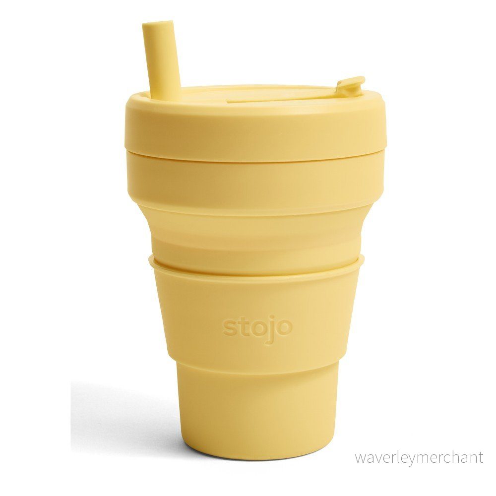 Žlutý skládací cestovní hrnek Stojo Biggie Mimosa, 470 ml v:1341347
