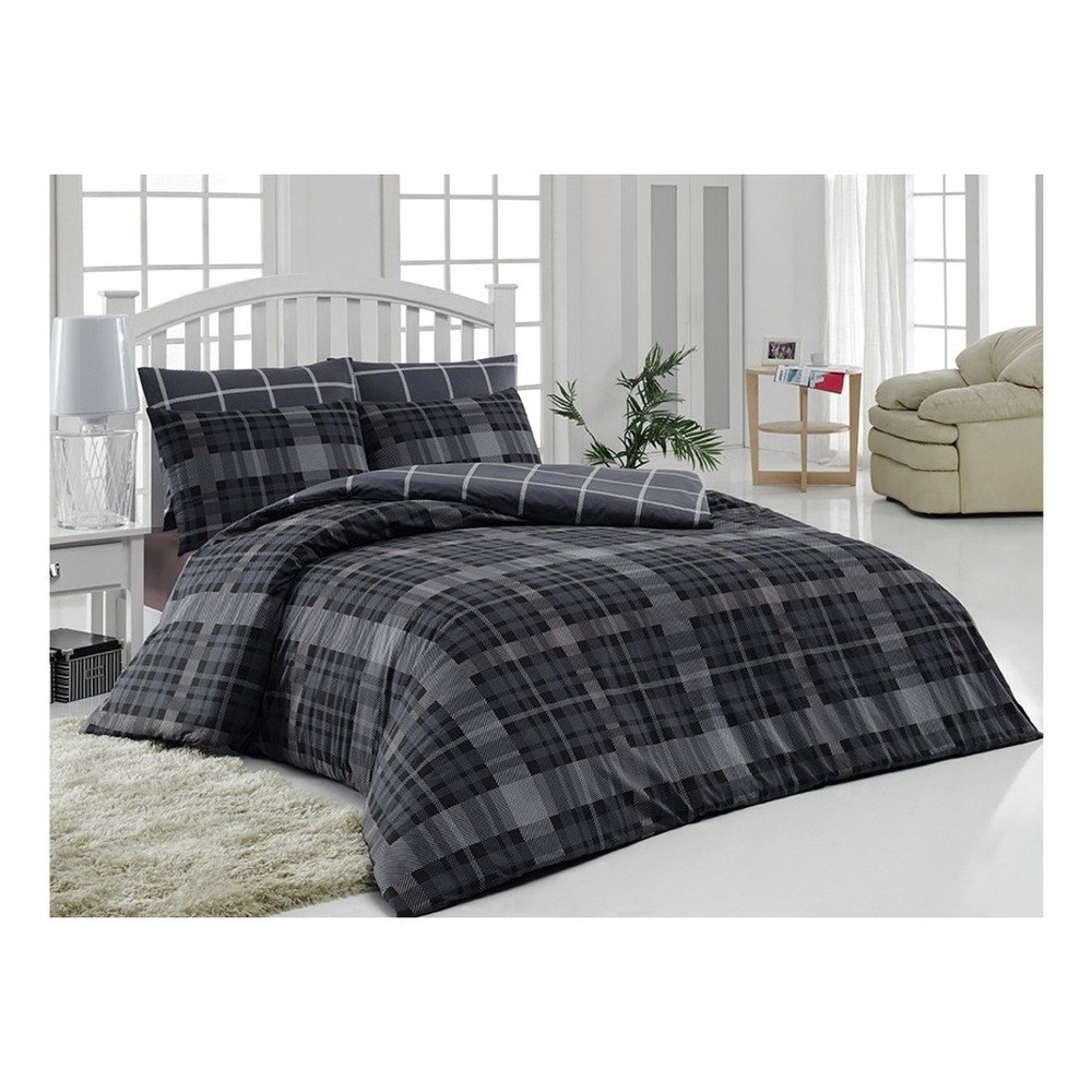 Povlečení s prostěradlem Checker, 200 x 220 cm v:834954