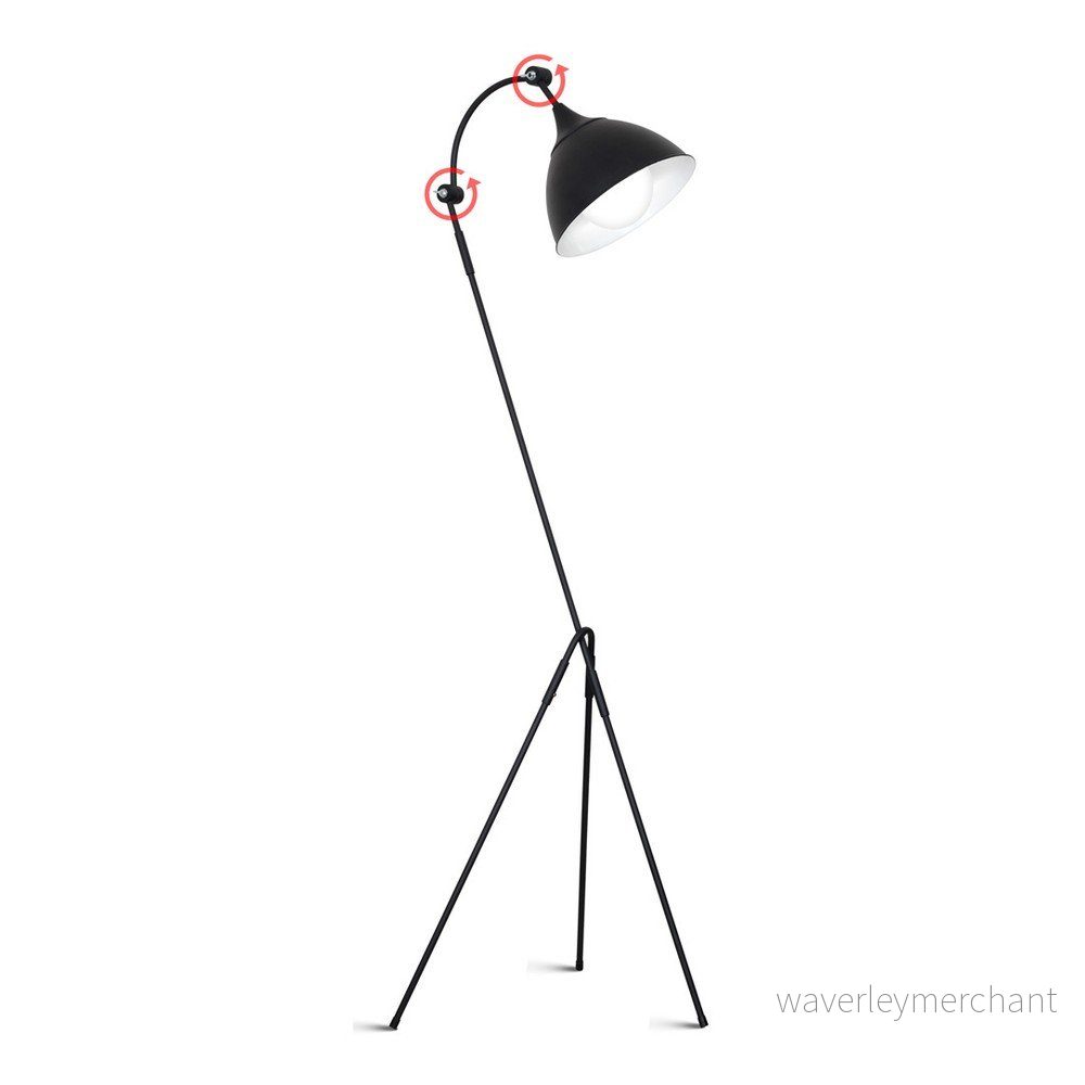 Černá volně stojící lampa Glimte Mekko Black v:1196928