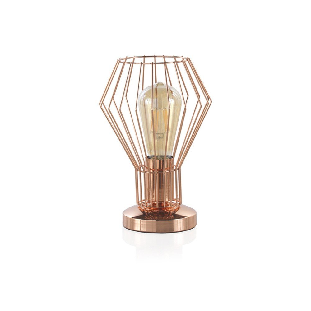 Kovová stolní lampa v měděné barvě Geese, výška 25 cm v:986252