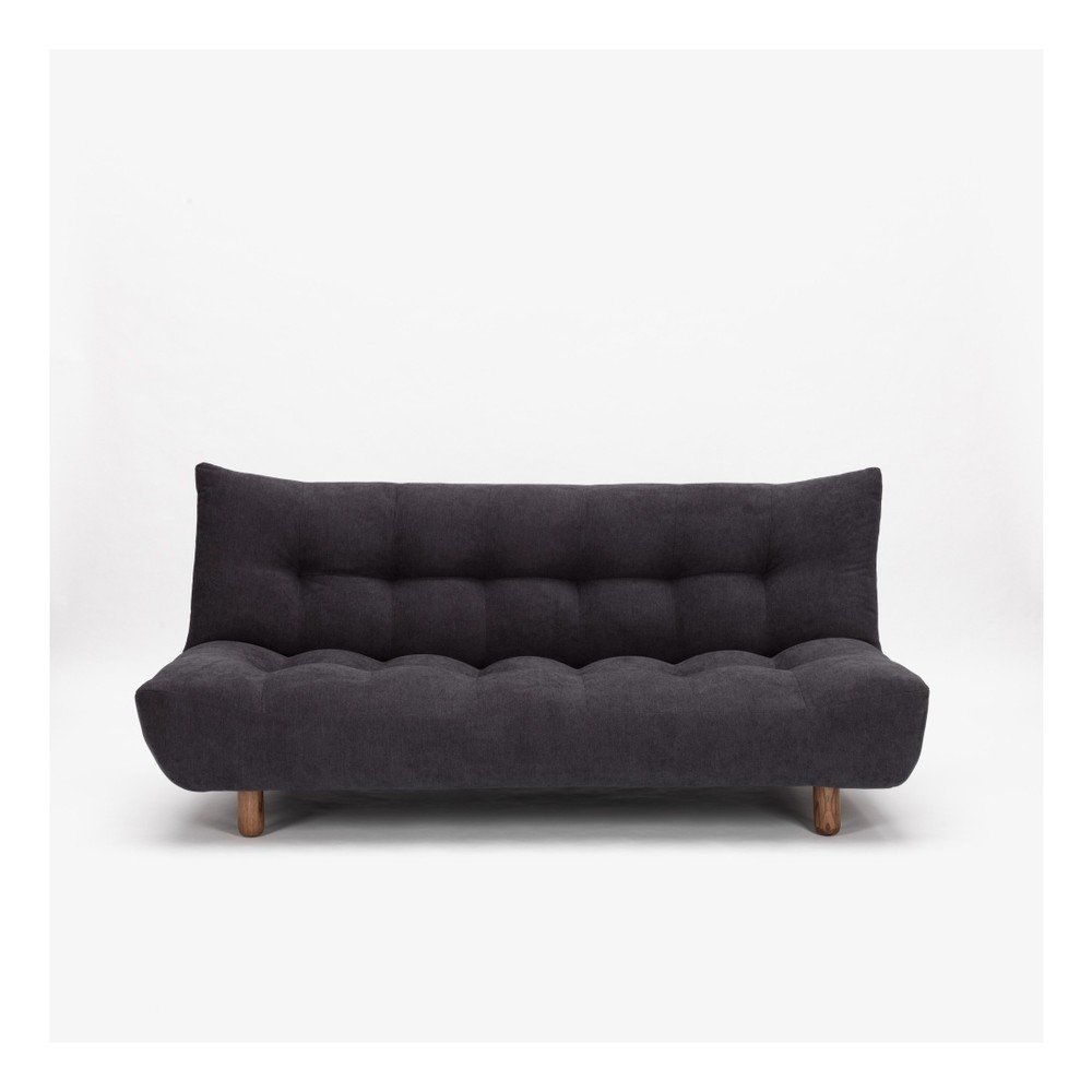 Tmavě šedá rozkládací pohovka Design Twist Tampico v:1011850