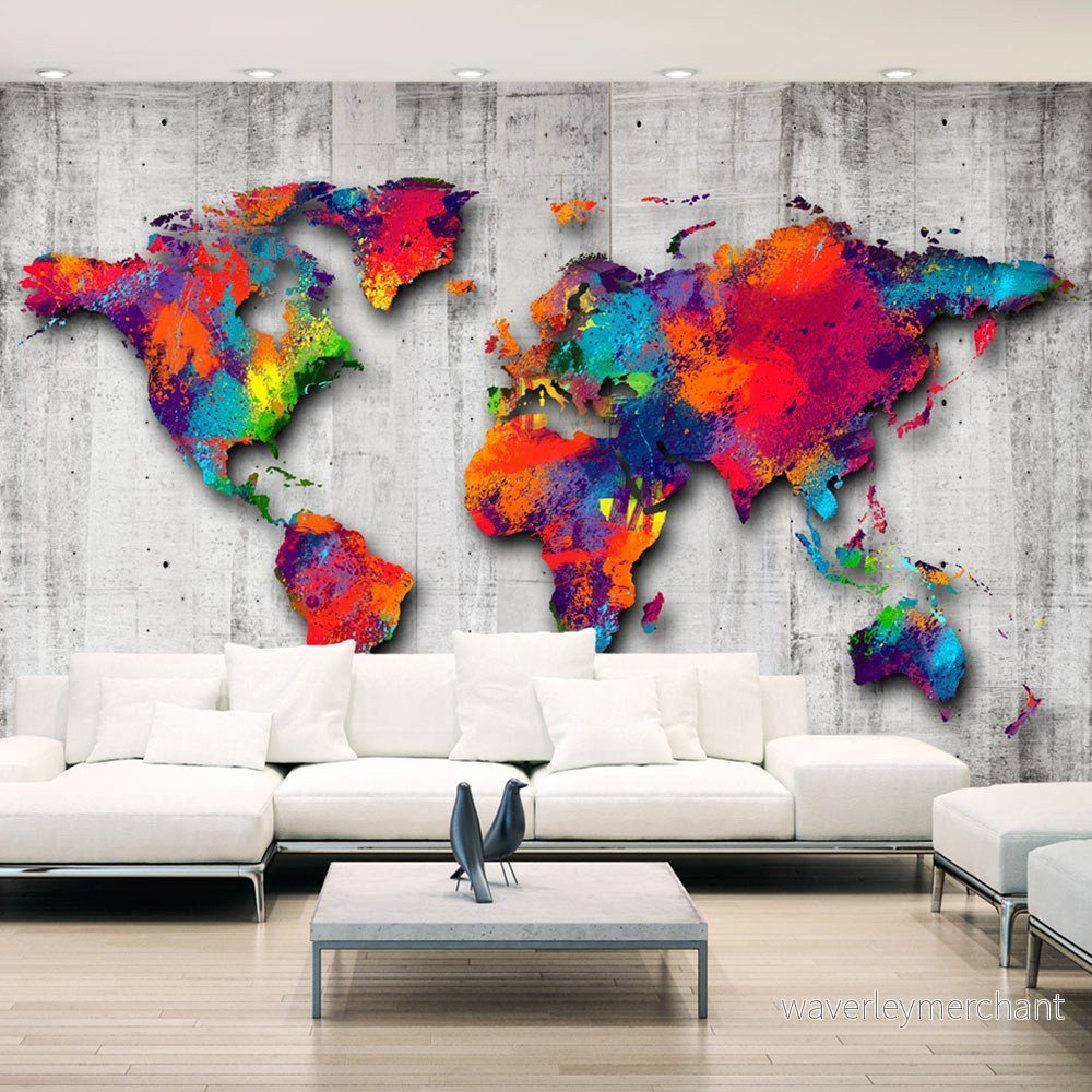 Velkoformátová tapeta Artgeist Concrete World, 300 x 210 cm v:1028358