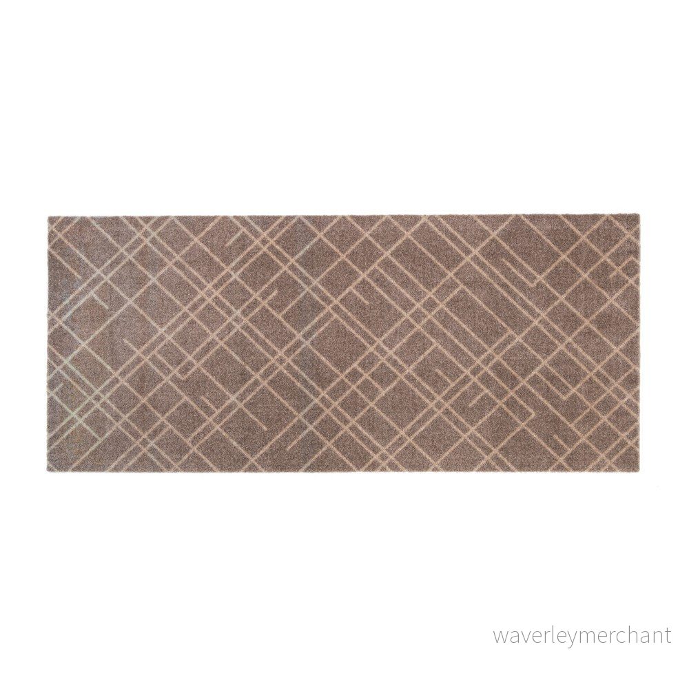 Hnědobéžová rohožka tica copenhagen Lines, 67 x 150 cm v:1007140