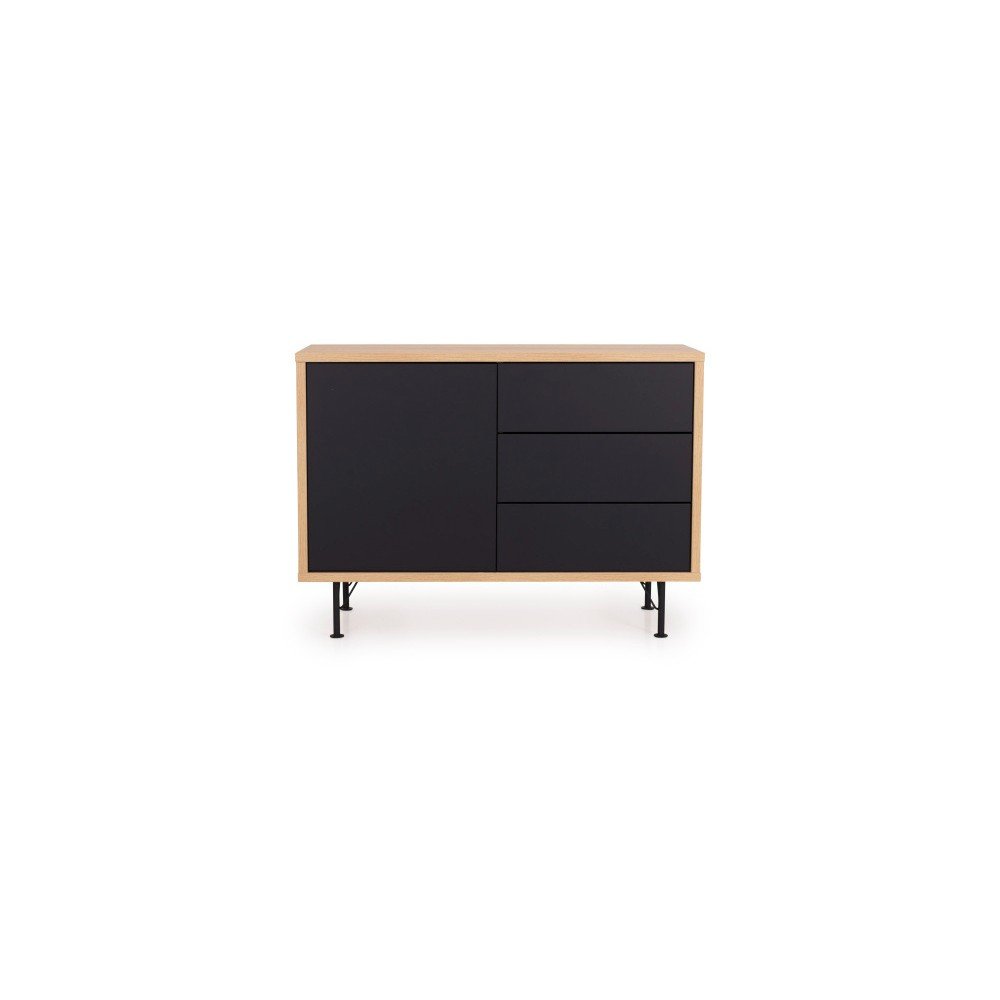 Černá komoda Tenzo Flow, délka 111 cm v:1274808