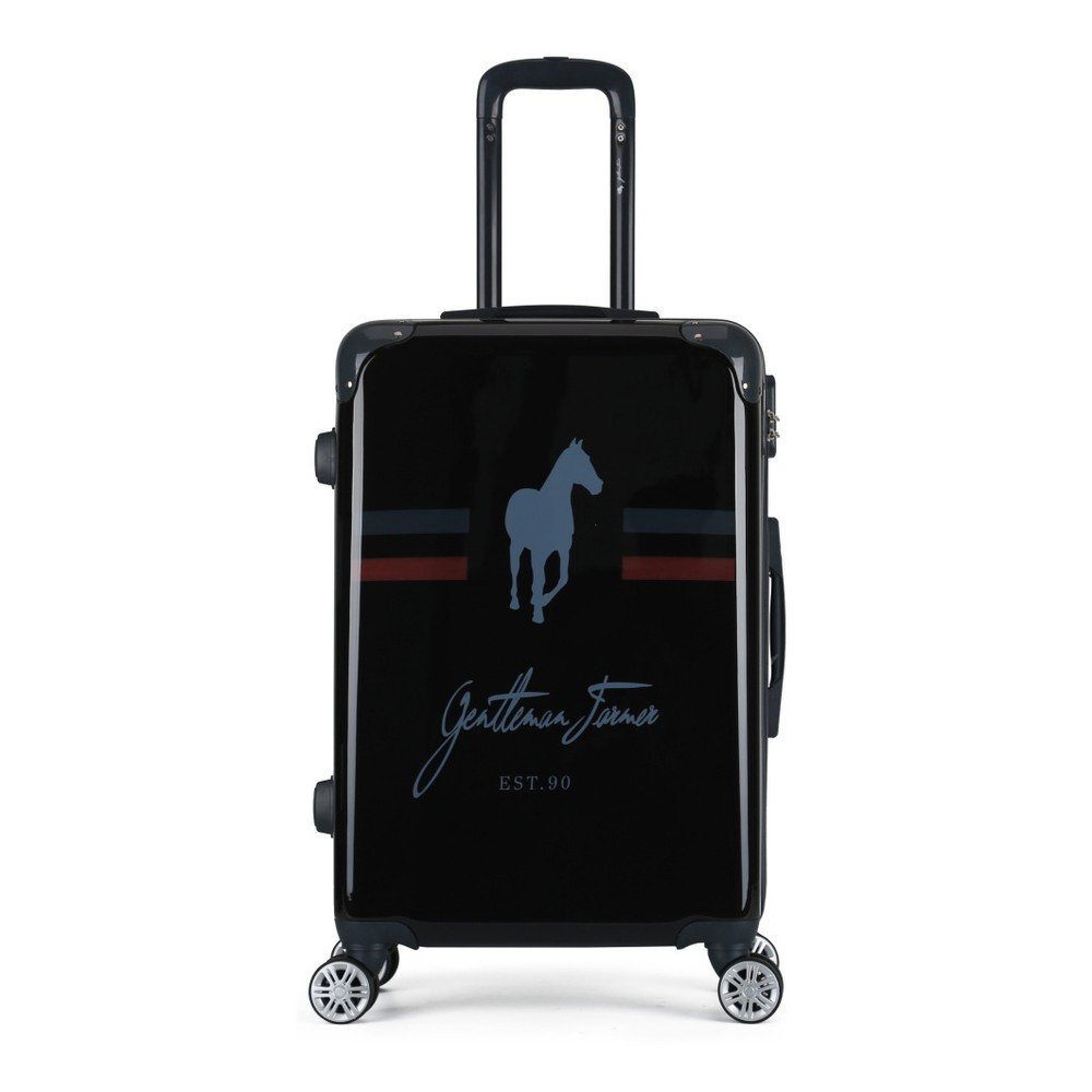Černý cestovní kufr na kolečkách GENTLEMAN FARMER Valise Grand Format, 33 x 52 cm v:1097236