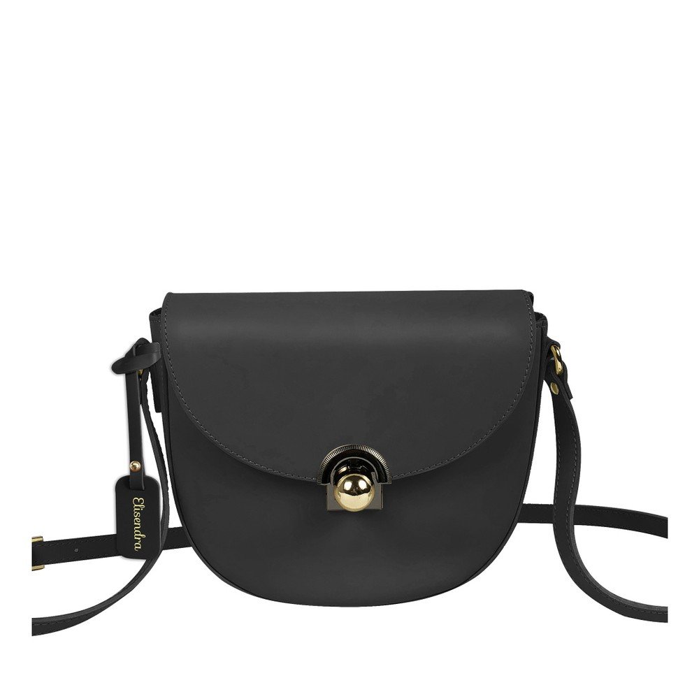 Černá kožená kabelka Maison Bag Gil v:1055900