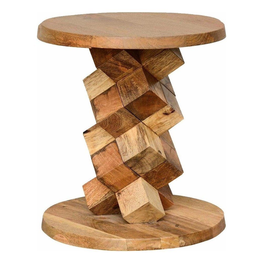 Příruční stolek z mangového dřeva Støraa Ashland, Ø 40 cm v:1013256