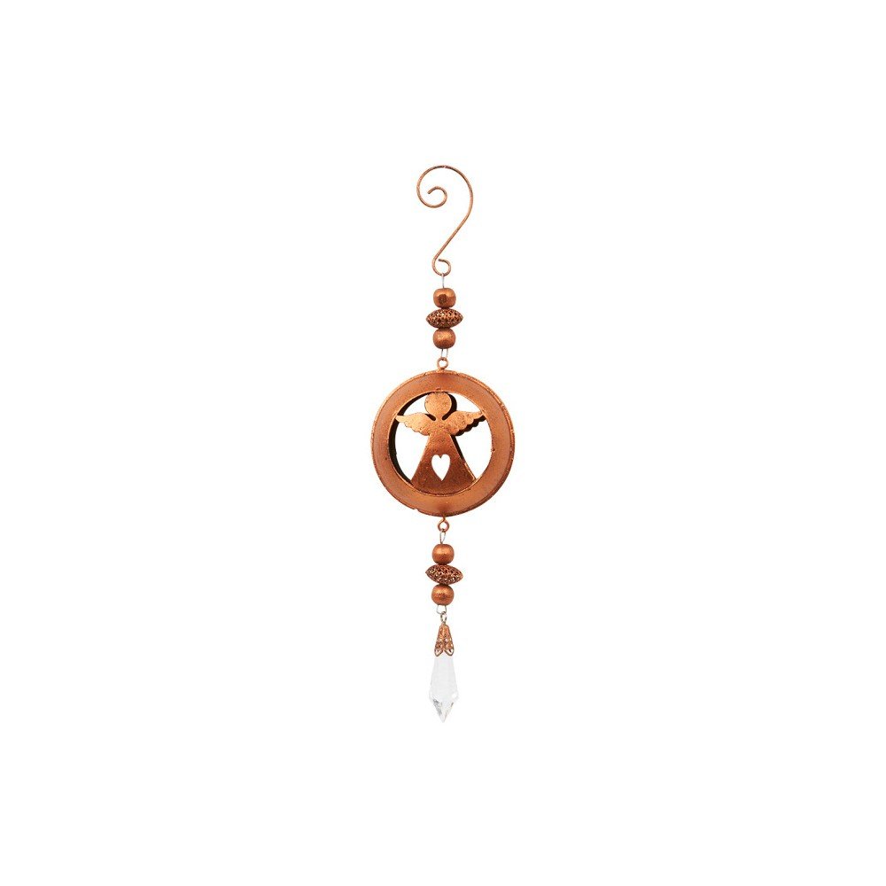 Závěsná dekorace Archipelago Copper Ball Cut Out Angel, 29 cm v:719020