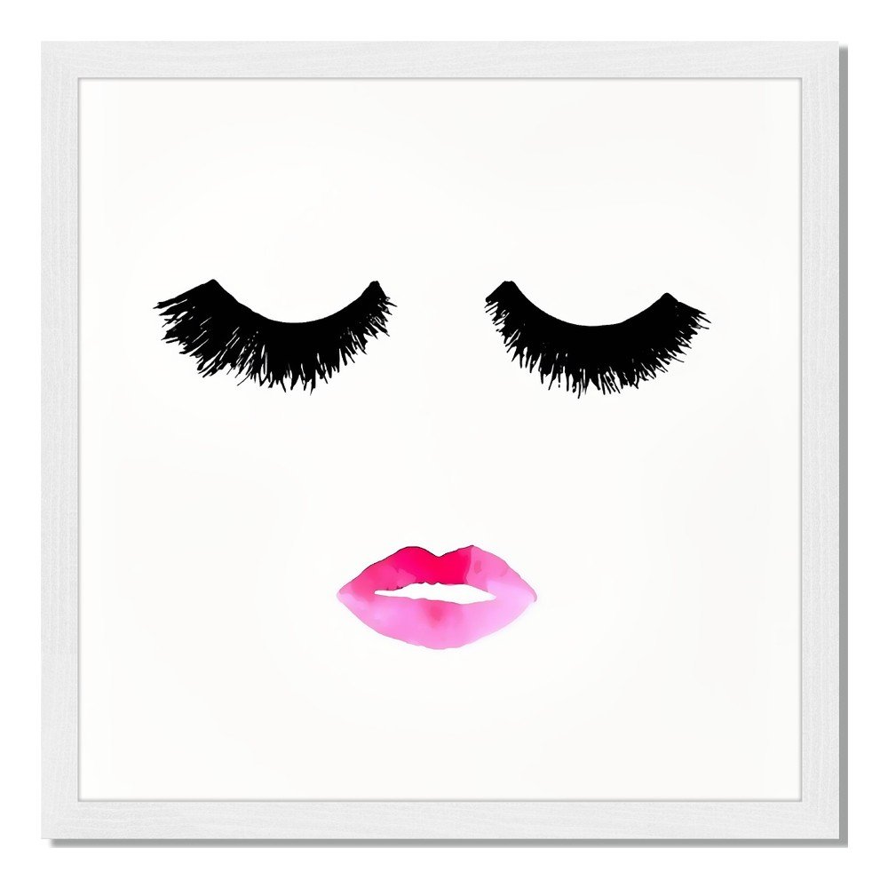 Obraz v rámu Liv Corday Scandi Eyes Shut, 40 x 40 cm v:885922