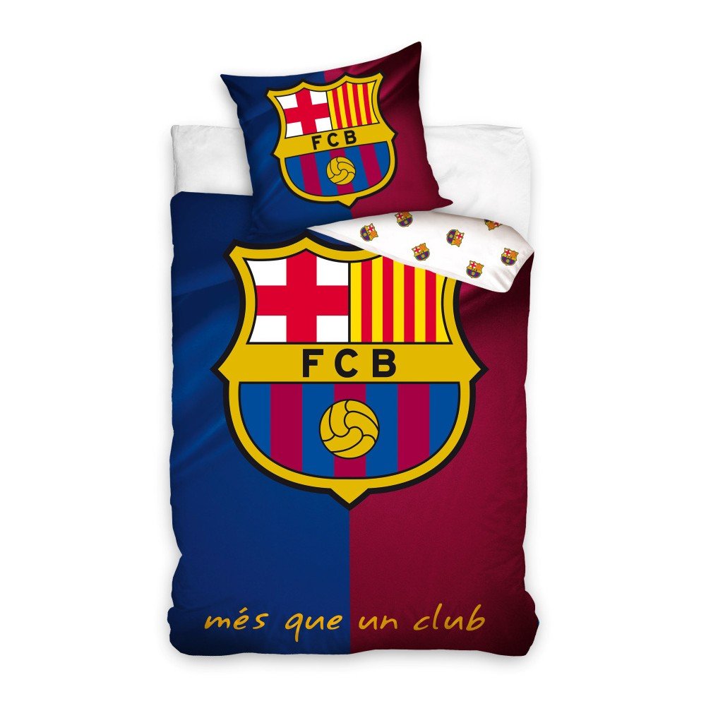 Dětské bavlněné povlečení na jednolůžko CARBOTEX FC Barcelona Logo, 140 x 200 cm v:1312186