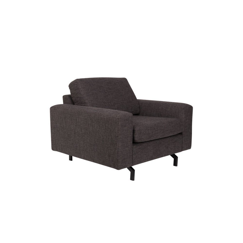 Antracitově šedé křeslo Zuiver Jean v:948386