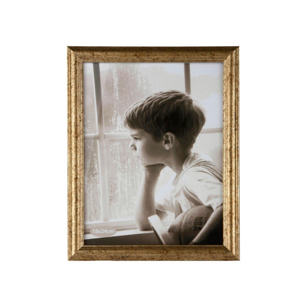 Fotorámeček ve zlaté barvě KJ Collection Vintage, 24 x 18 cm v:892960