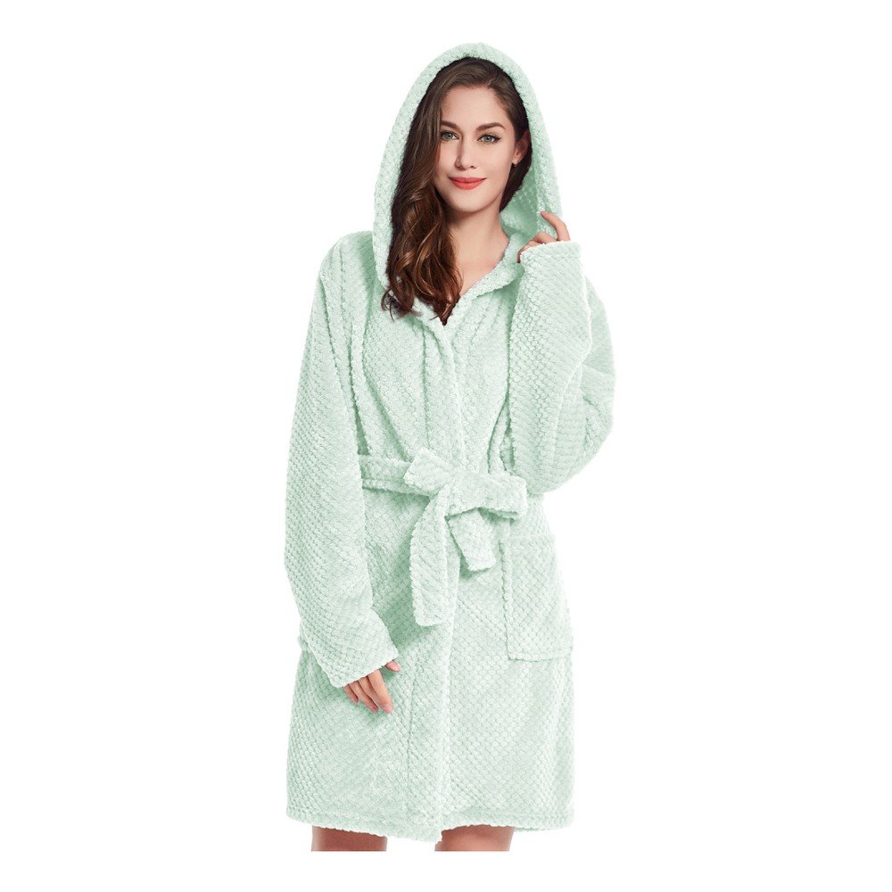 Světle zelený unisex župan z mikrovlákna DecoKing Sleepyhead, velikost L v:1189120