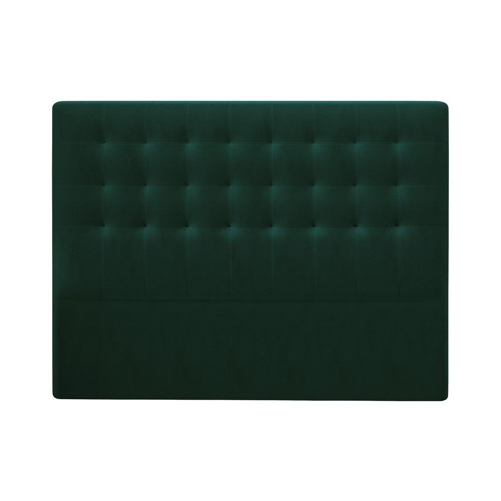 Lahvově zelené čelo postele se sametovým potahem Windsor & Co Sofas Athena, 140 x 120 cm v:1299562