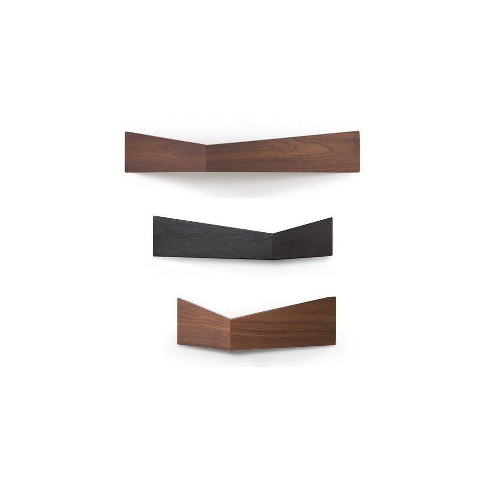 Sada 3 multifunkčních nástěnných organizérů Woodendot Walnut S+M+L v:702450