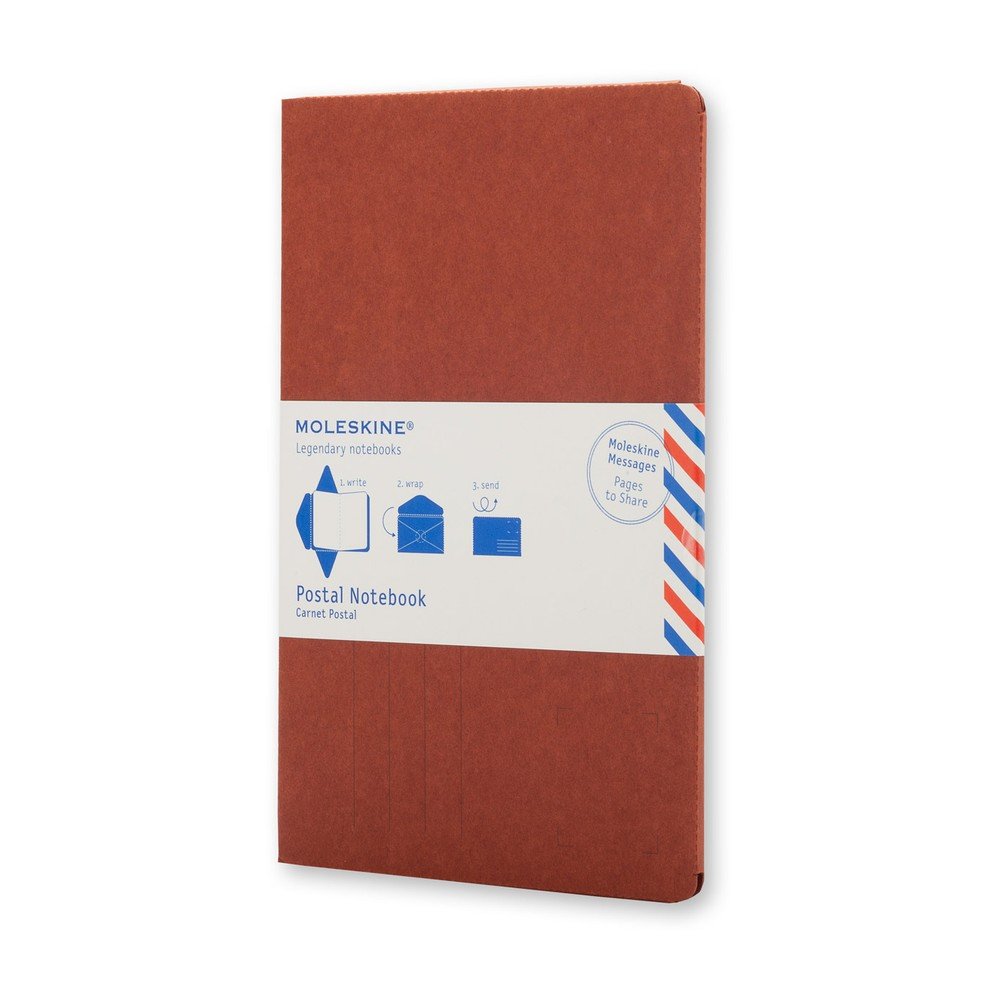 Cihlový zápisník v obálkové vazbě Moleskine Postal L v:691480