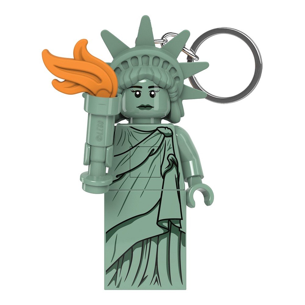 Zelená klíčenka se svítilnou Statue of Liberty – LEGO® v:1789194