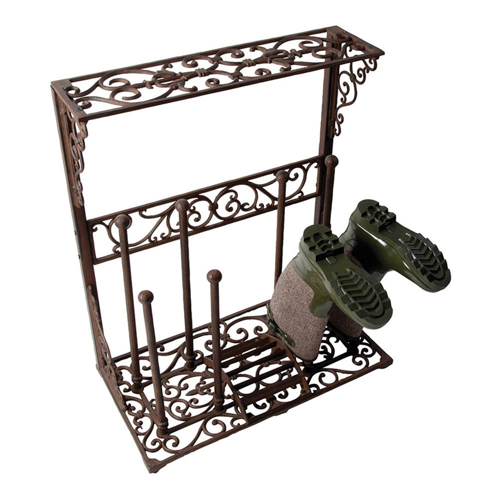 Litinový stojan na boty Esschert Design Spelter, 34 x 63 cm v:789960