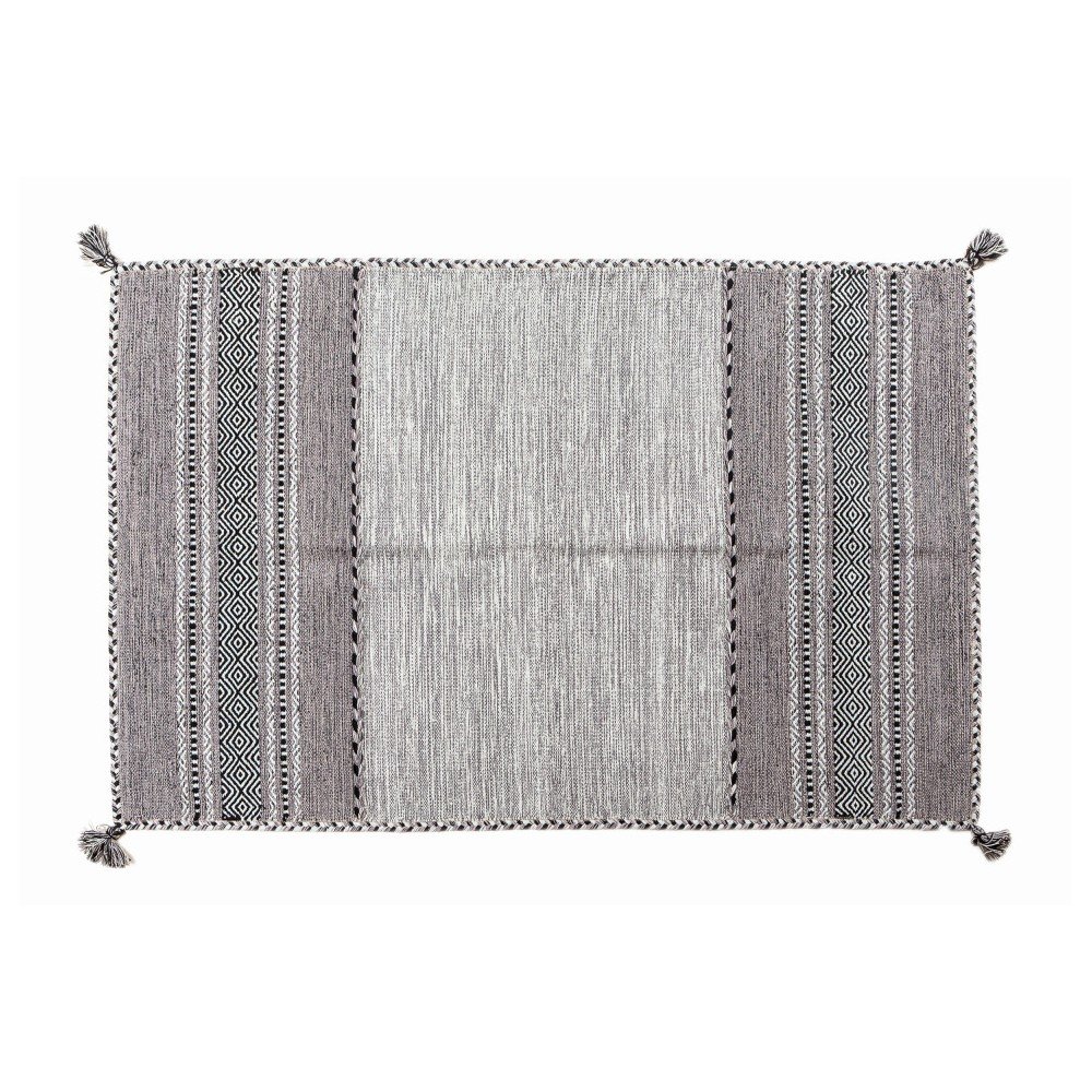Šedý ručně tkaný koberec Navaei & Co Kilim Tribal 708, 200 x 140 cm v:917318