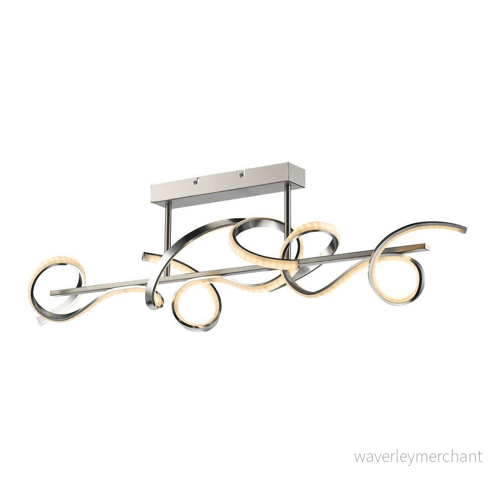 Stropní LED svítidlo Trio Messina, výška 30 cm v:1298116