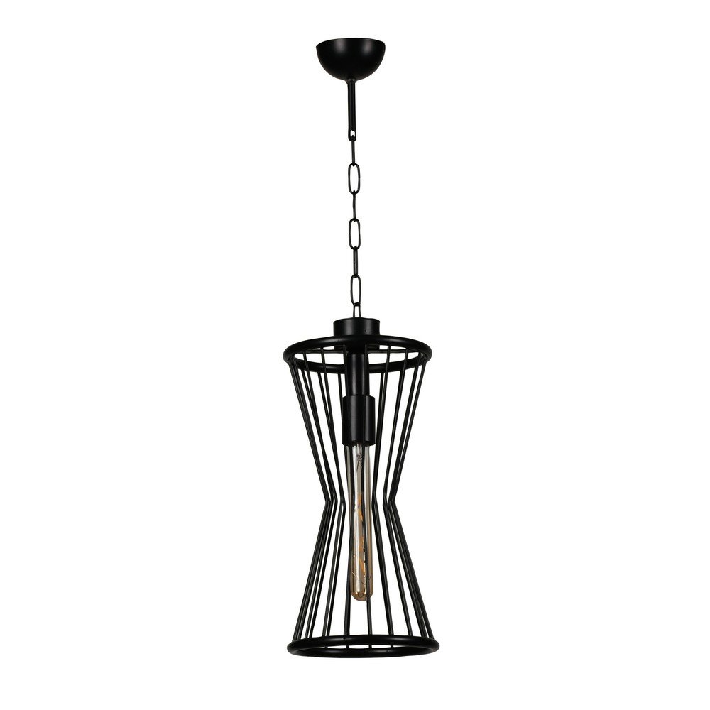 Černé stropní svítidlo Lady, ⌀ 19,5 cm v:1175440
