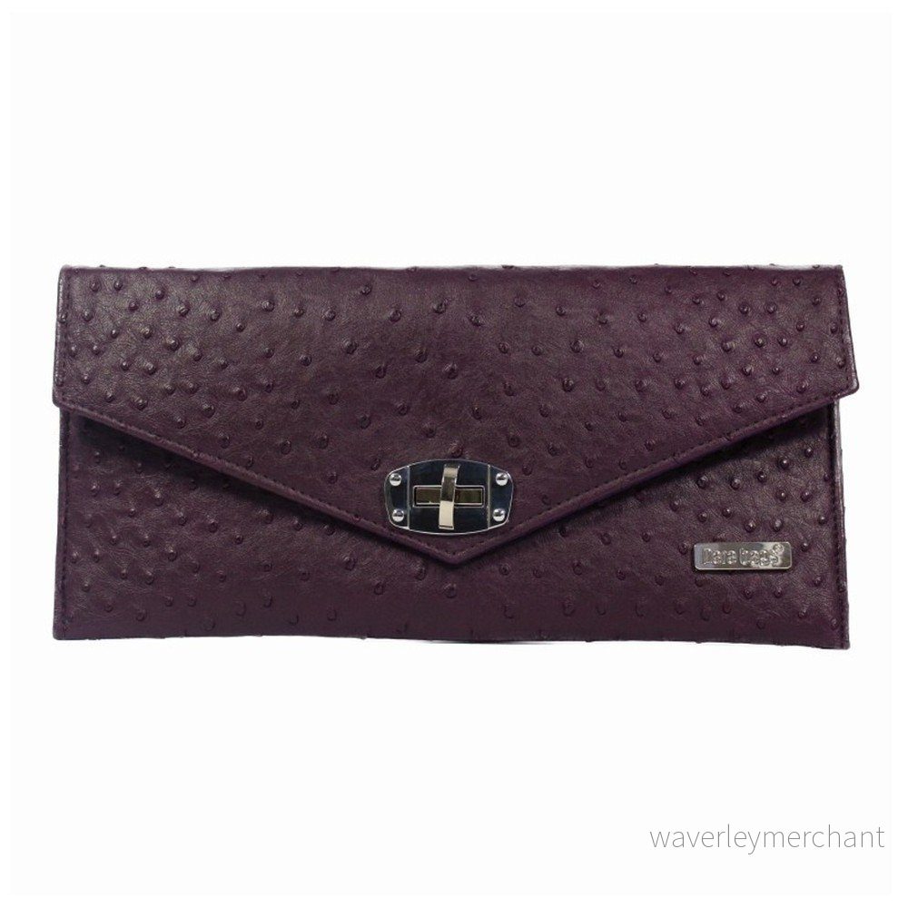 Tmavě fialové psaníčko Dara bags Malibu Classy No.3 v:1163688