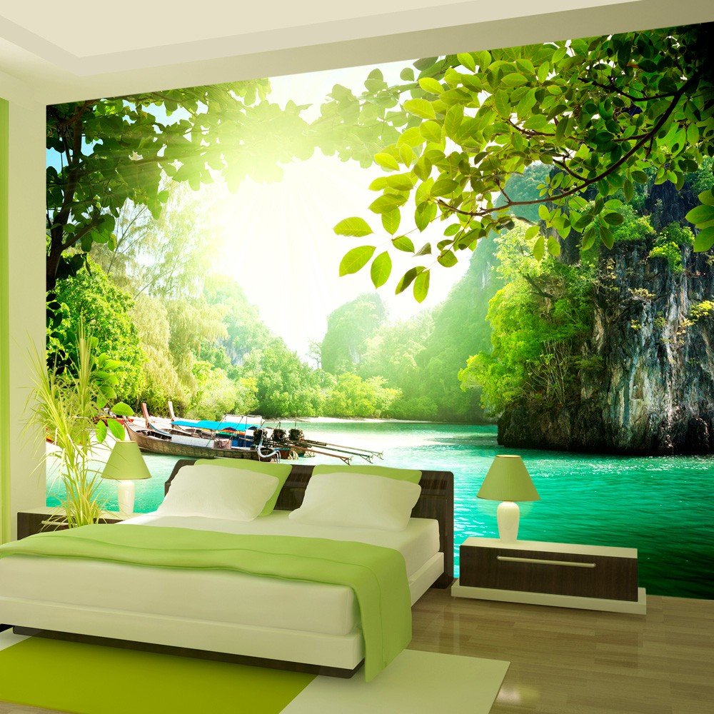 Velkoformátová tapeta Artgeist -Heavenly Landing, 300 x 210 cm v:845408