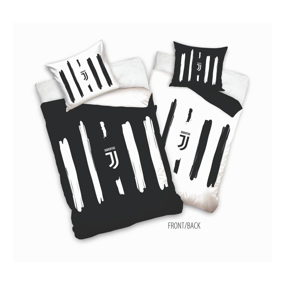 Dětské bavlněné povlečení na jednolůžko CARBOTEX Juventus BW I, 160 x 200 cm v:1312294