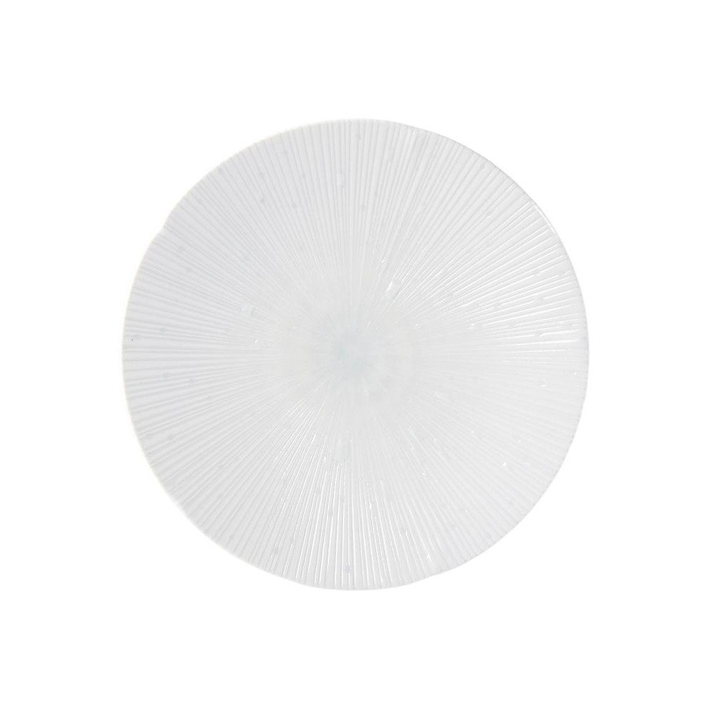 Světle modrý keramický talíř ø 24.4 cm ICE WHITE v:1442883
