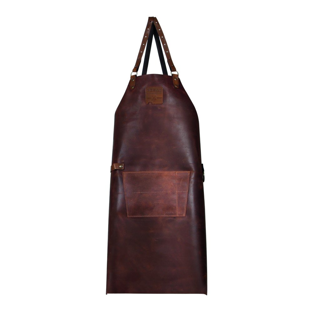 Hnědá kožená zástěra Boska Mr Smith Culinary Apron Brown Cross-body v:1333692