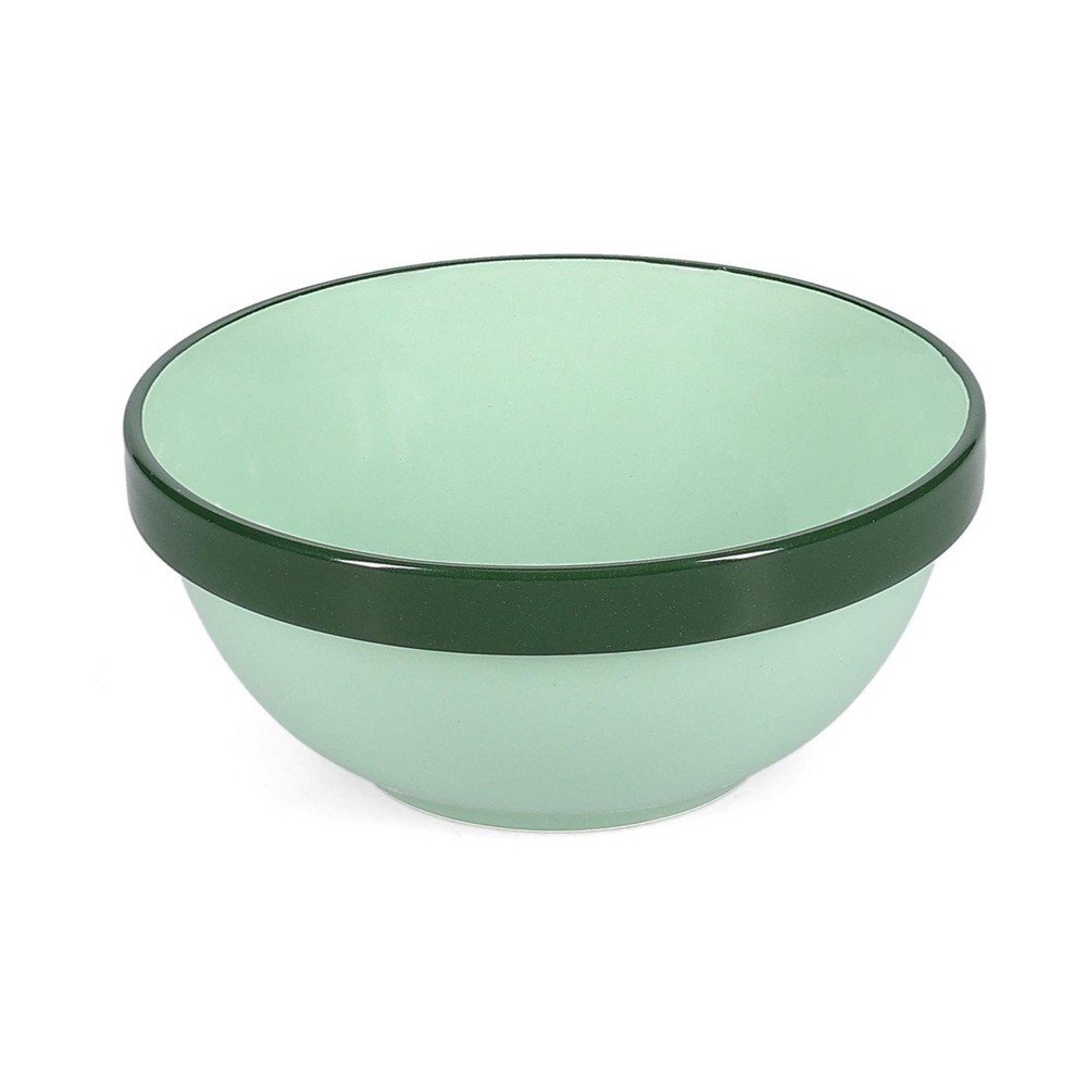 Zelená miska z kameniny 710 ml Duo – ONA v:1935072