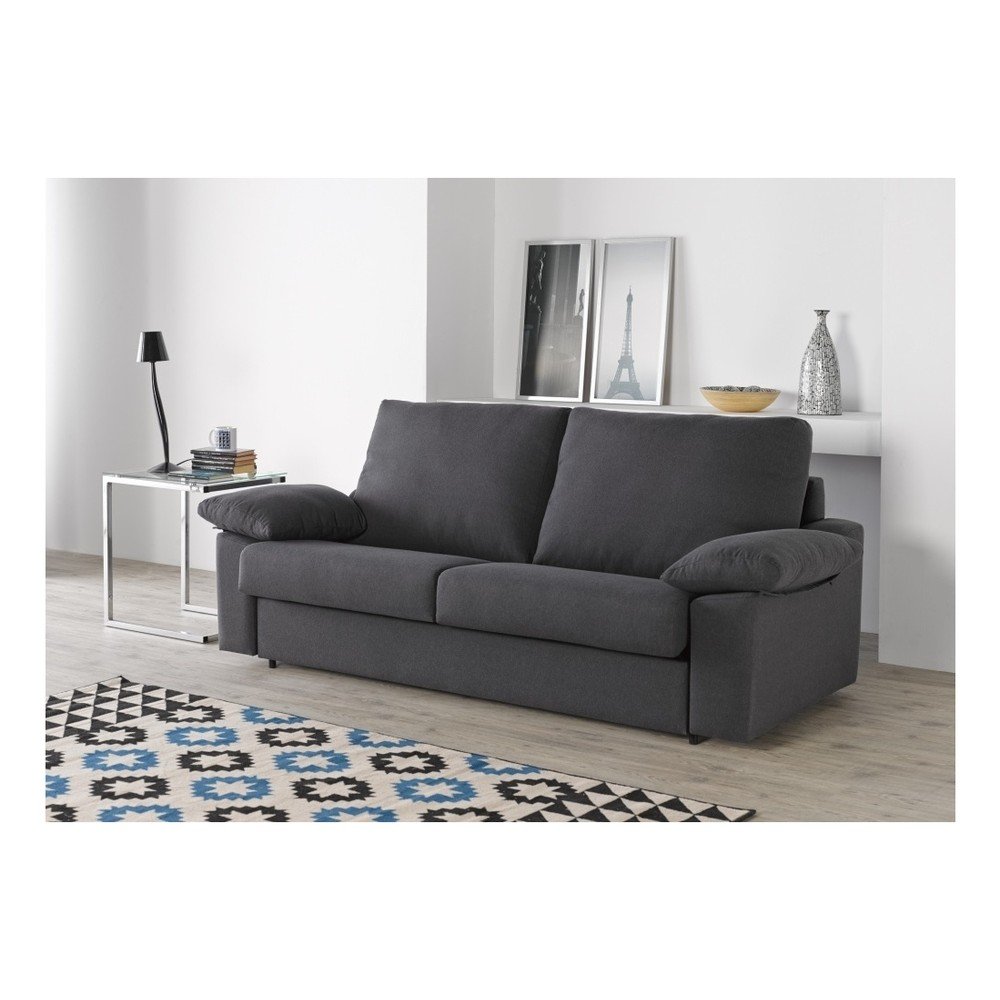 Šedá rozkládací pohovka Suinta Nereo, šířka 216 cm v:960010