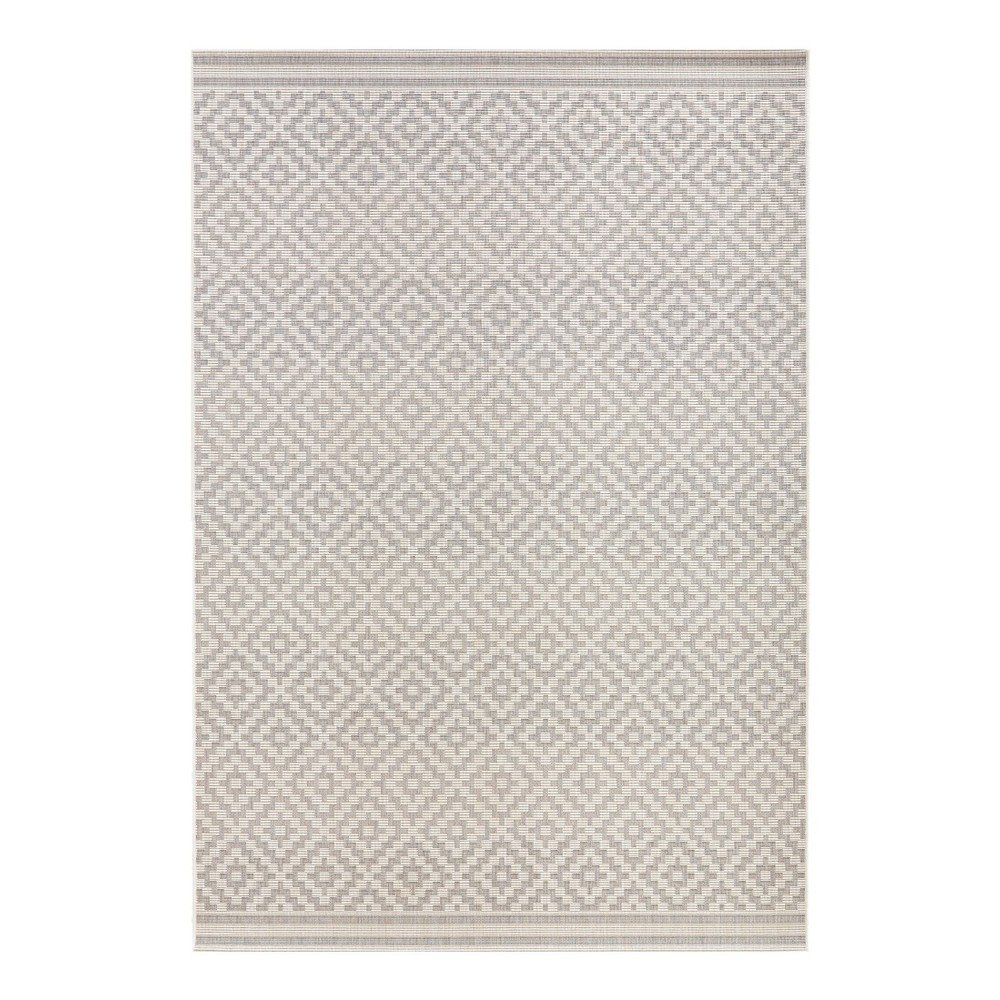 Šedo-krémový koberec vhodný i na ven NORTHRUGS Meadow, 140 x 200 cm v:1293692